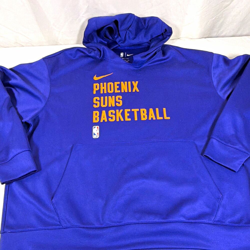 Nike Dri-FIT Phoenix Suns NBA Pullover Hoodie Purple Men's 2XL FB3706-566